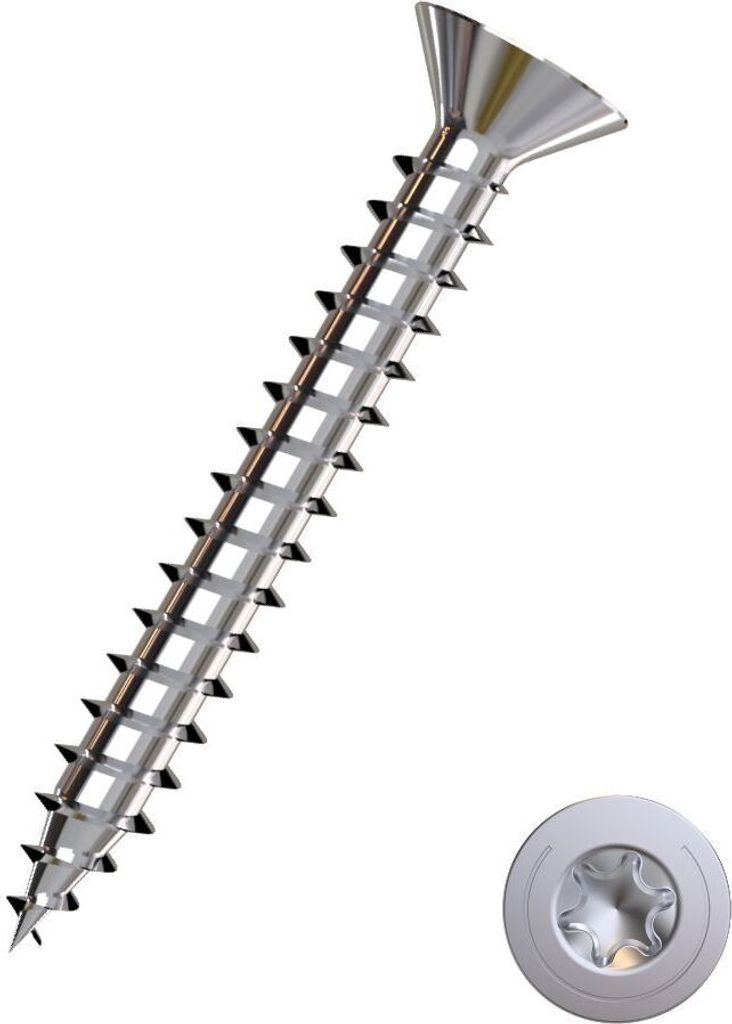Connex Universalschrauben 2.5 x 10 mm TX 8 Senkkopf - 250 Stk.