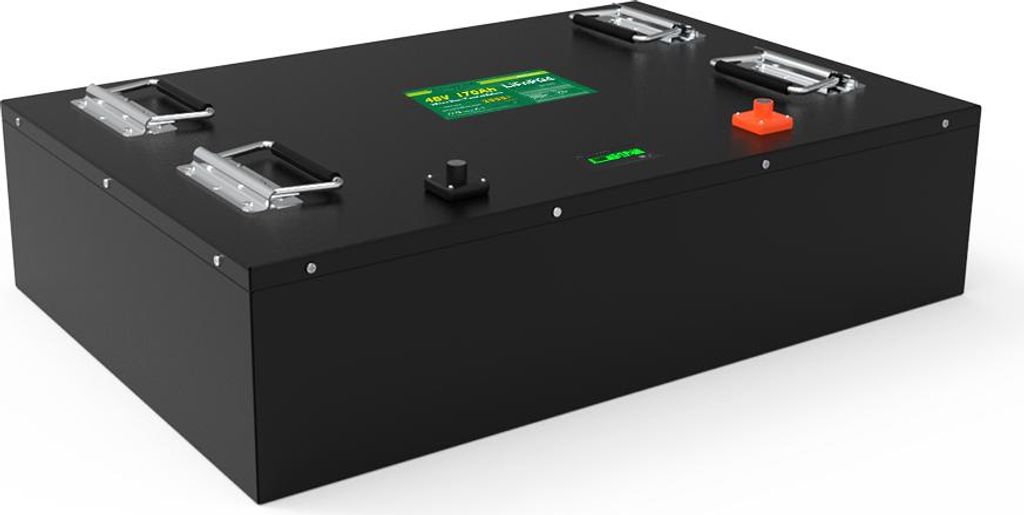 LiFePO4 Akku 48V (51,2V) 170Ah 200A Lithium-Eisenphosphat Batterie für Camping Boot Caravan Wohnwagen Elektromobile Golfwagen