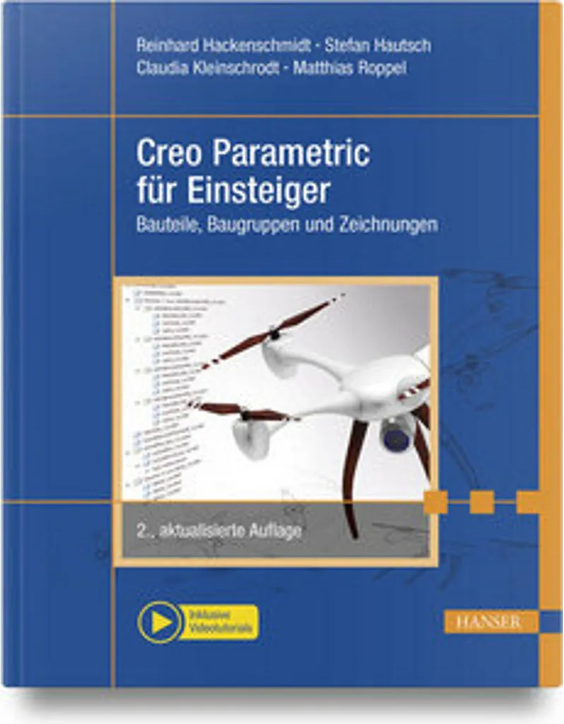 Livre Creo Parametric débutant : Manuel d'apprentissage CAO complet