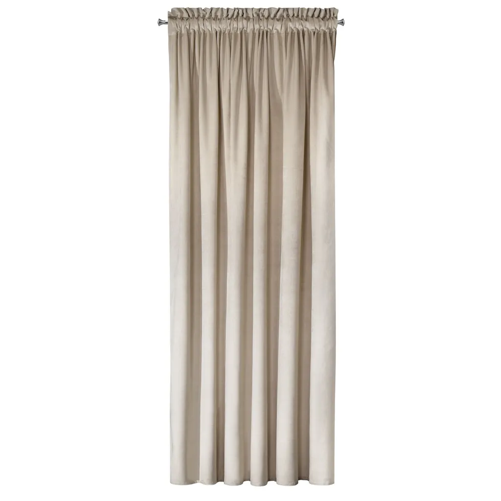 Voilage Tamisant Beige Melanie 140x270 cm en Tissu Fluide Haut de Gamme
