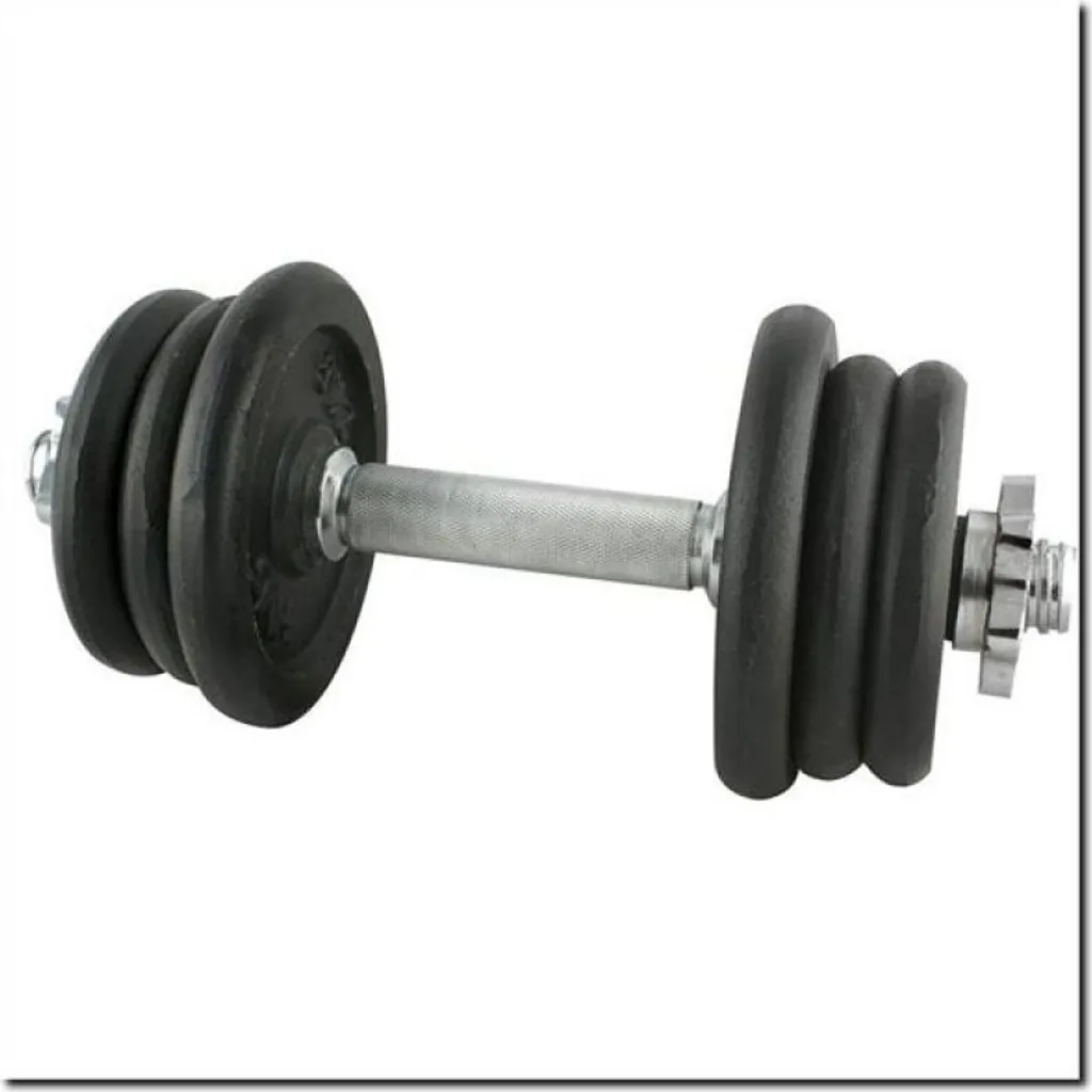 Haltère de Musculation HMS SG03 pour Entraînement Bras et Pectoraux - 12