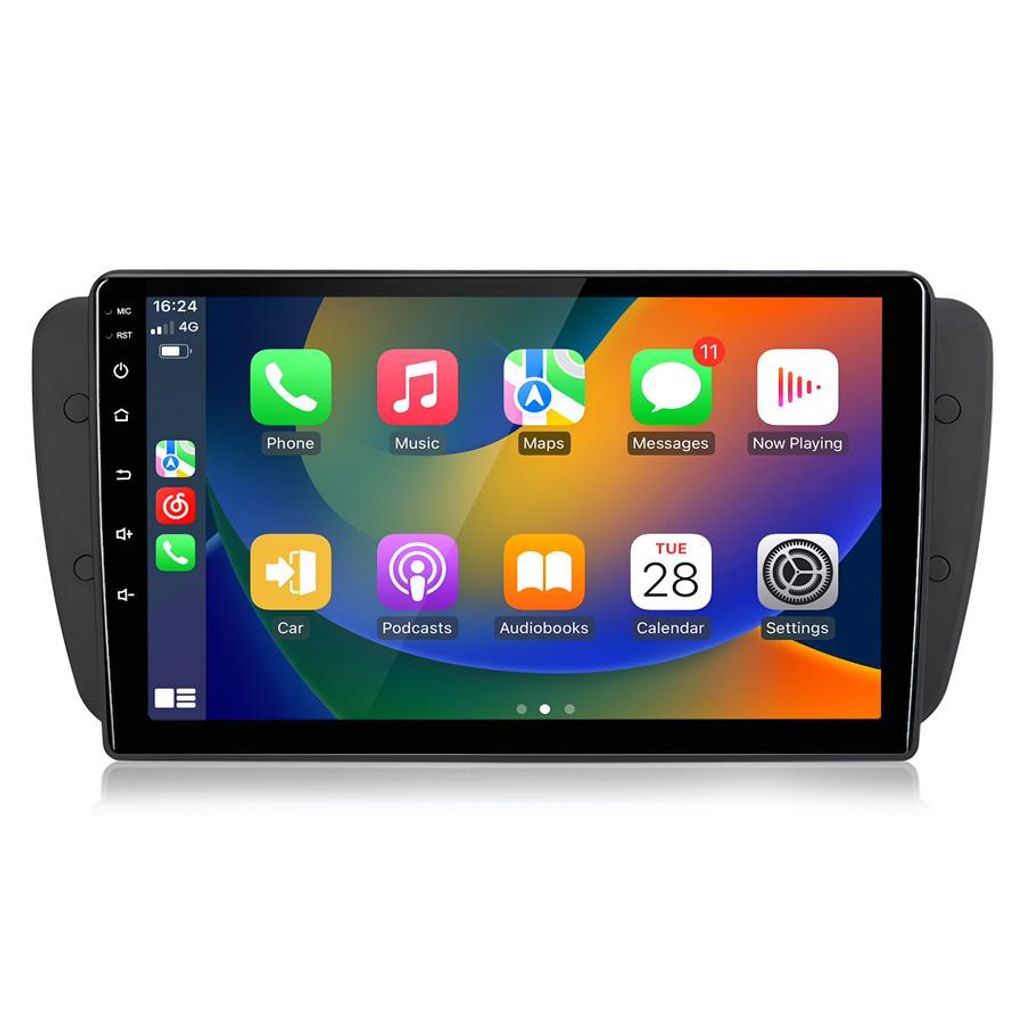 9 "Android14 4+64G SWC GPS Navi android DSP Radio Geeignet Für Seat Ibiza 6j 2009-2013 DAB+ 8kern