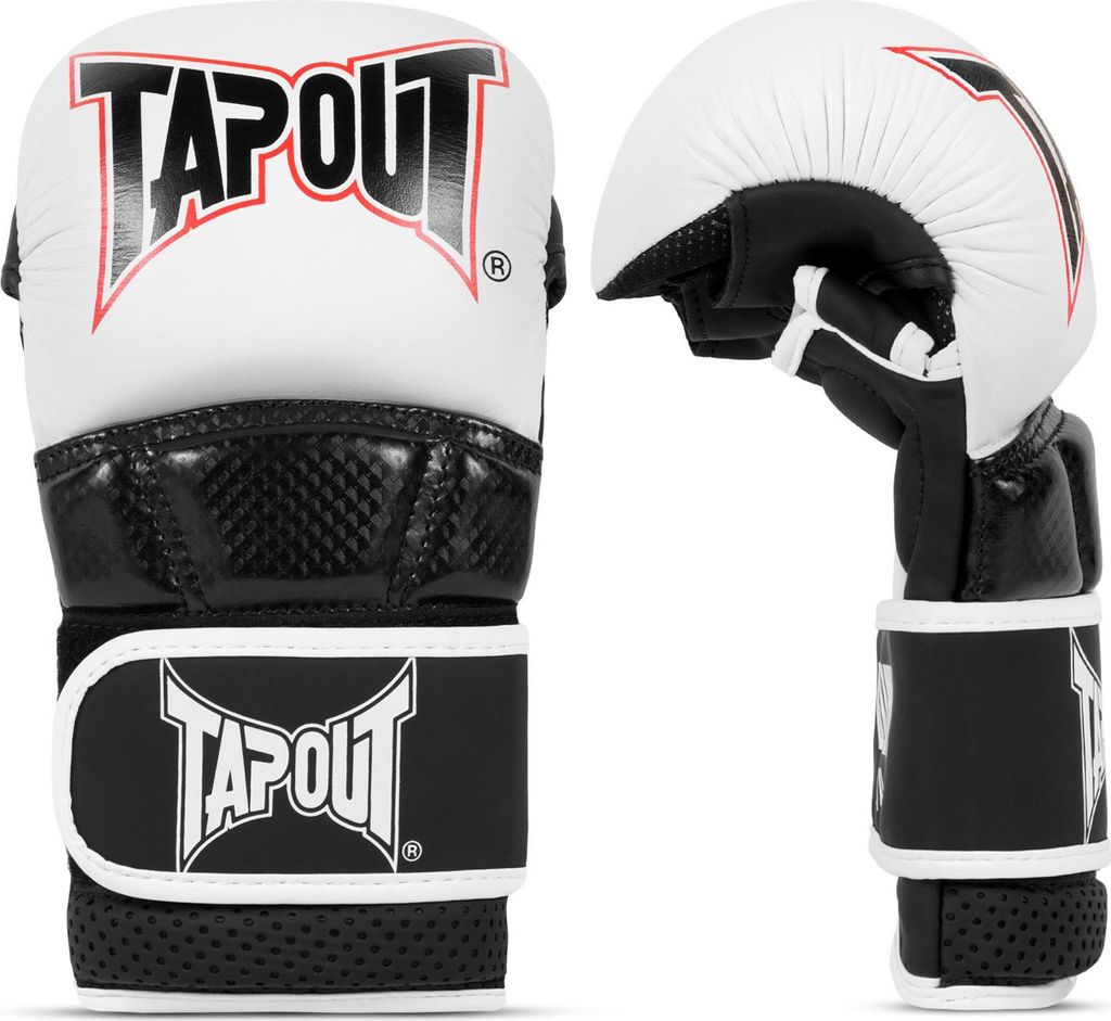MMA-Sparring-Handschuhe BRAWL White/Black L/XL Tapout