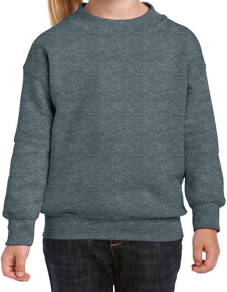 Gildan - Sweatshirt Überschnittene Schulter für Kinder PC5483 (152-158) (Grau meliert)