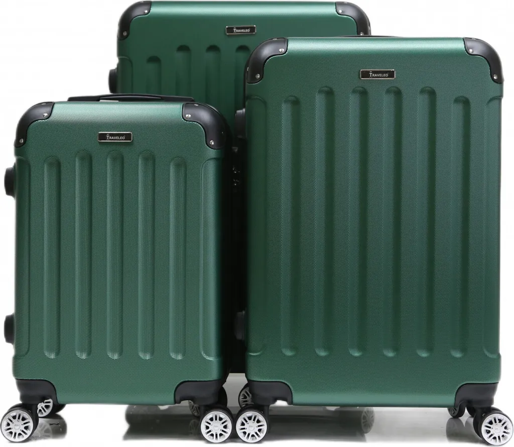 Valises de voyage à coque rigide vert pomme : robustesse et confort