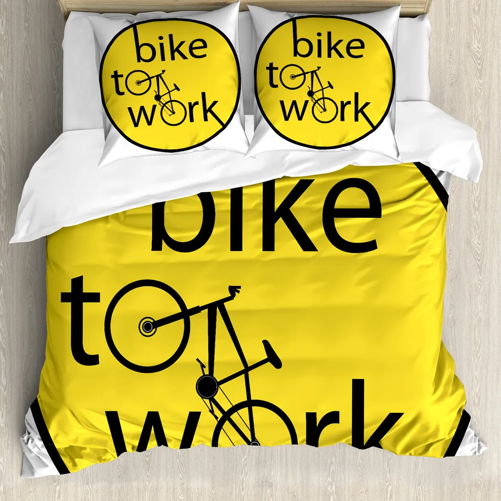 Set Copripiumino Antiacaro ABAKUHAUS 155x220 Giallo Healthy Life