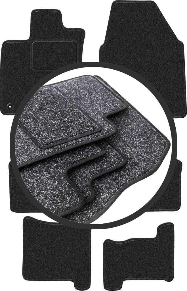 ANTHRA Autofußmatten für: Nissan Qashqai +2 Crossover (2008-2013)