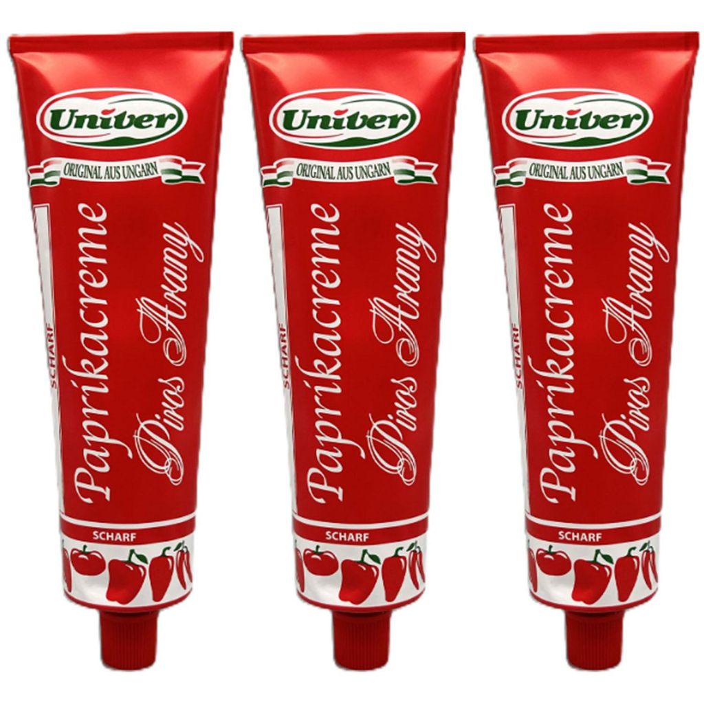 Univer Sparset Paprikacreme scharf 3 x 160 g Produktbild 