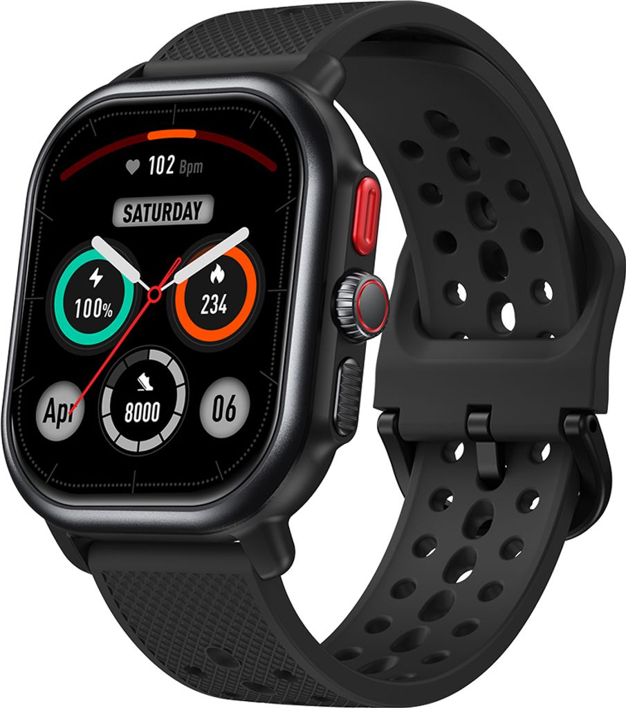 Smartwatch fuer Maenner und Frauen, 2,15-Zoll-Farbdisplay, GPS-Tracking-Uhren, unterstuetzt BT-Anrufe, Gesundheitsueberwachung, Sportuhr mit Schrit...