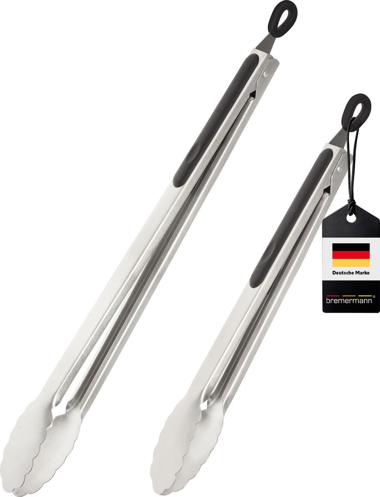 bremermann Grillzangen 2er-Set, ca. 44,5 (XL) und 35,5 (M) Produktbild 