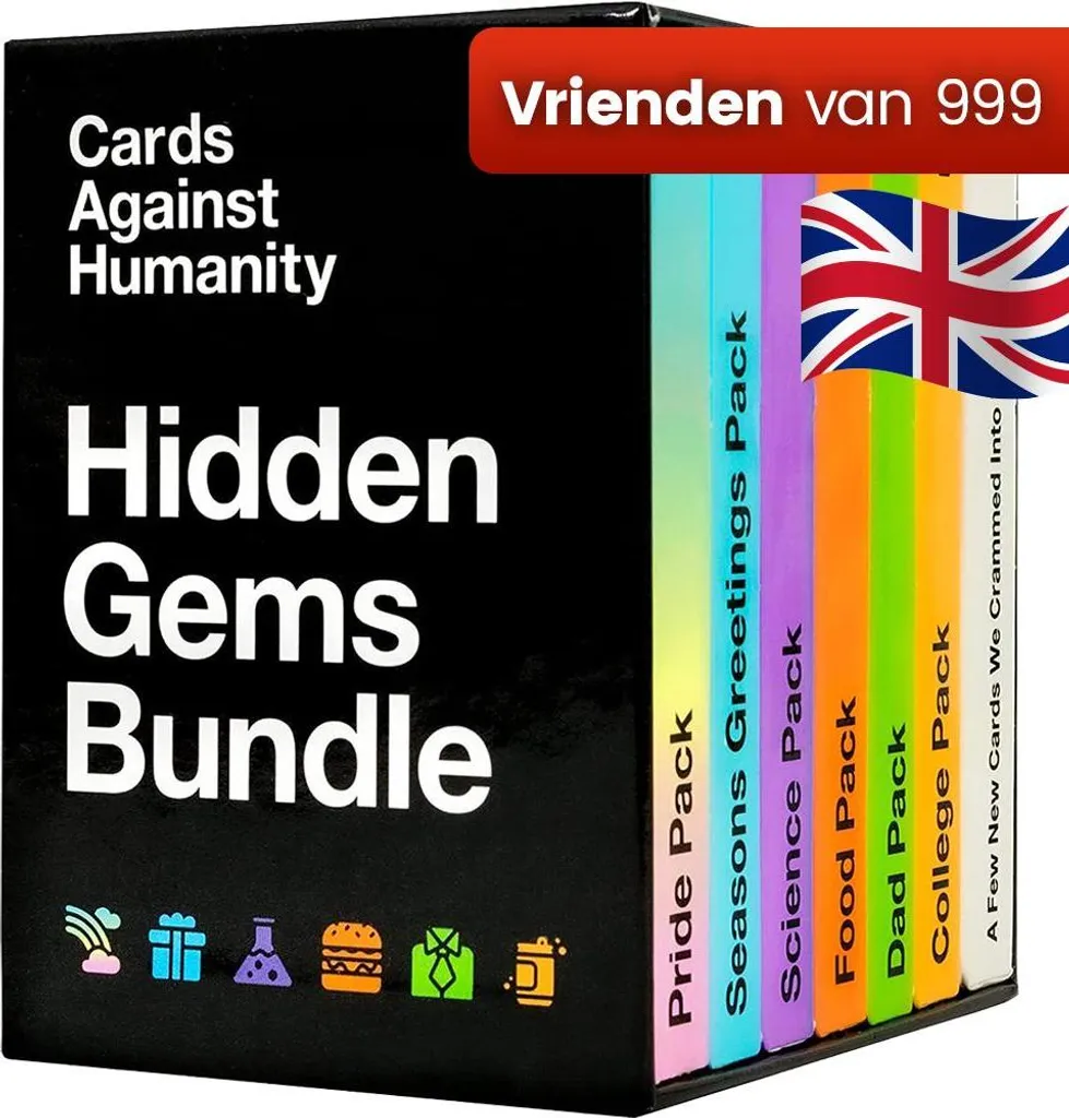 Jeu de Société Cards Against Humanity Hidden Gems Bundle Extension Pro