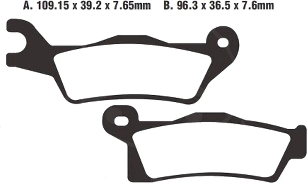 Plaquettes de frein Quad CAN-AM Outlander 1000 version 2012 à l'avant