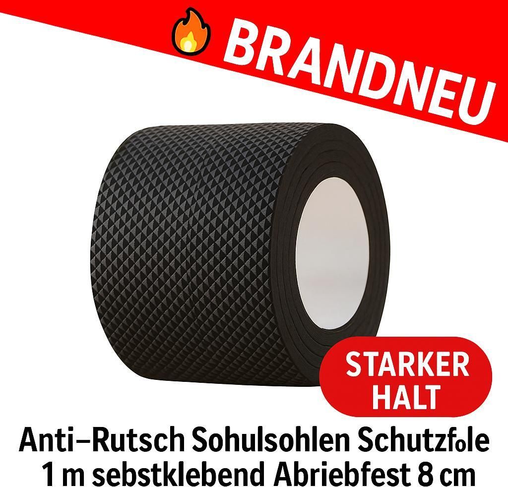 Anti Rutsch Schuhsohlen Schutzfolie 1 m selbstklebend Produktbild 