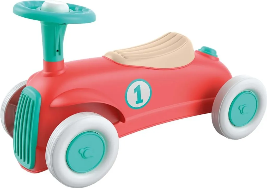 Trotteur enfant stable Clementoni évite les chutes - Véhicule rouge