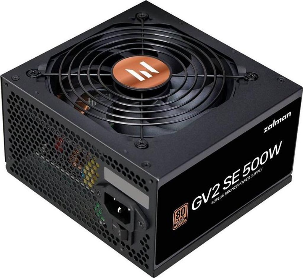 Zalman Netzteil ZM500-GV2SE 500W/ ATX / aktive PFC / 120mm Lüfter / 80PLUS