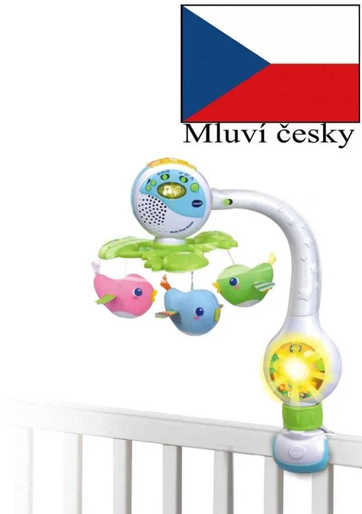 Vtech Singing Carousel 3in1 Aide au Sommeil et Éveil Sensoriel Bébé