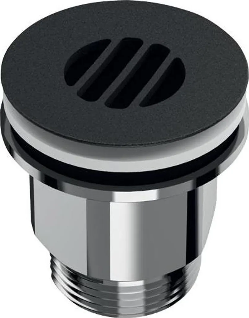 Delabie 6110BK Piletta Hygiéna Nero Opaco - Scarico Lavabo Inox