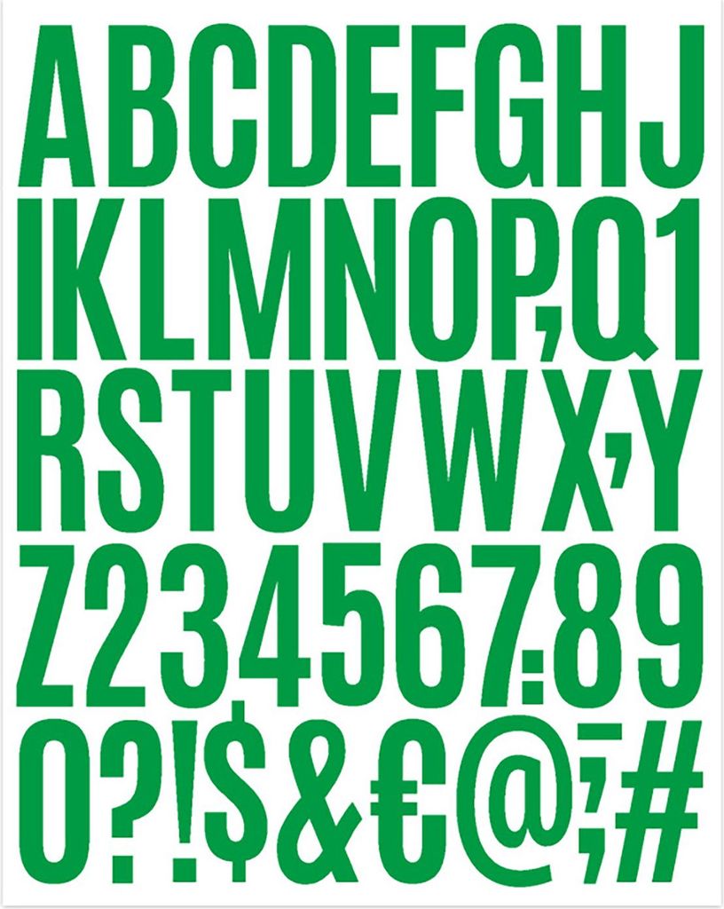 500 Stück Buchstabenaufkleber, 5,1 cm, selbstklebende PVC-Aufkleber, wasserdichte Alphabet-Aufkleber, Briefkastennummern, Etiketten für Wasserfla...