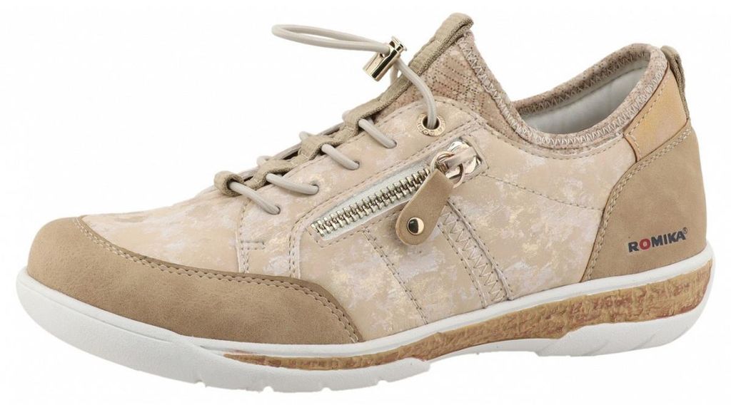 Romika sportlicher Schnürer Beige