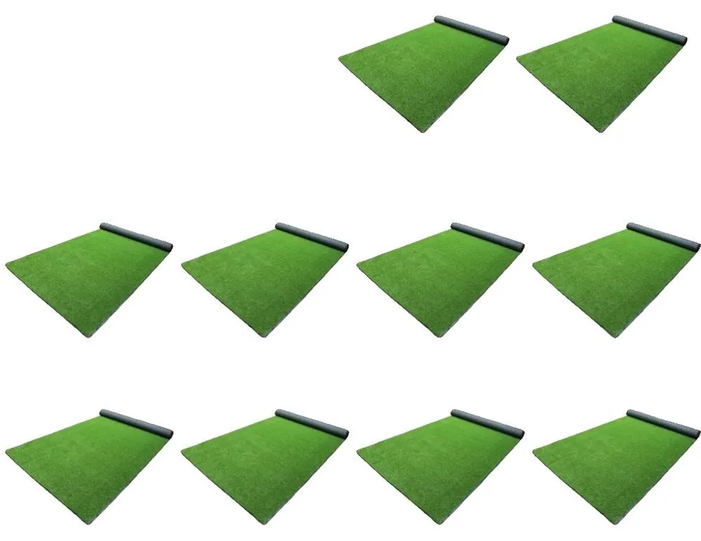 Tapis de gazon synthétique : finie la corvée de tonte - Pack 10 pièces
