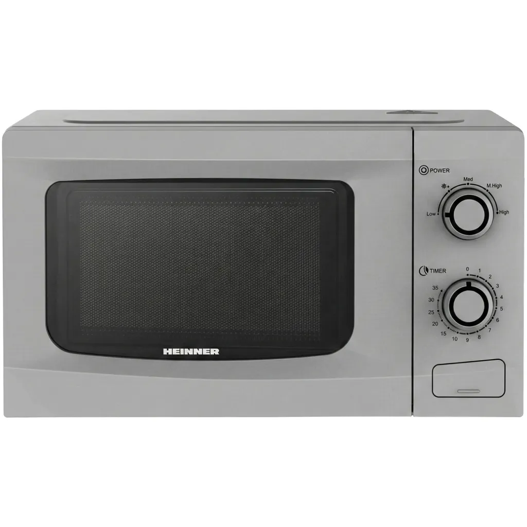 Micro-ondes 700W Heinner HMW-M2035SL Gris Design et Pivotant 20L