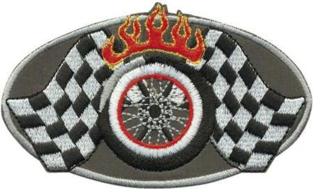 AUFNÄHER - Motorradsport - 00846 - Gr. 11 x 6,5 cm - Patches Applikation