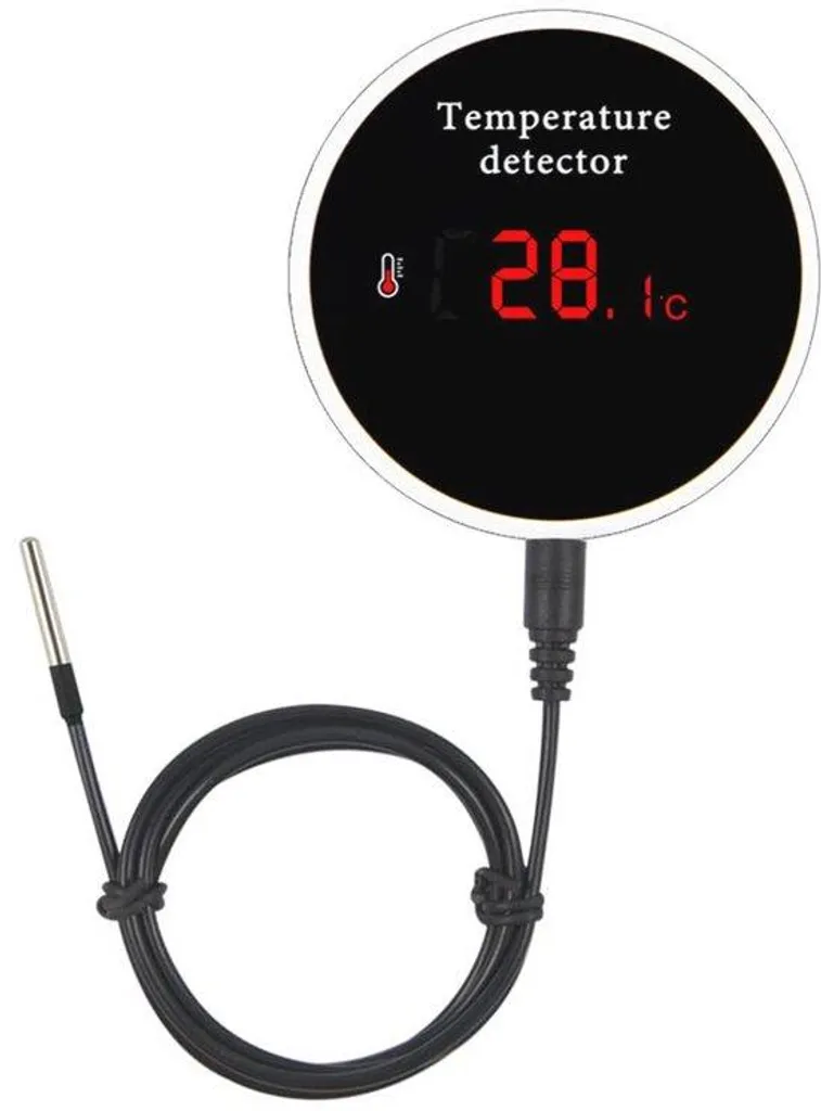 Sonde de température avec écran LCD et alerte sonore programmable