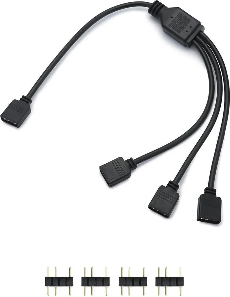 Câble ARGB pour synchroniser 3 ventilateurs PC sur une carte mère - 7
