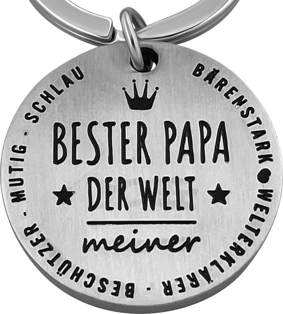 LANOLU Schlüsselanhänger Papa, Anhänger bester Papa Produktbild 