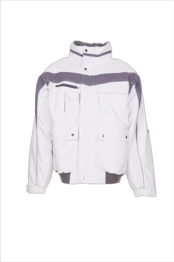 Planam Winterblouson Plaline Gr. XS reinweiß/zink