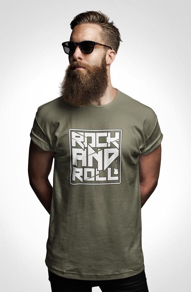 D&B Uni Polo ST00120 Rock And Roll MilitärGrün-Größe 4XL