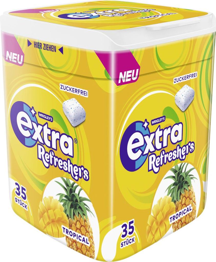 EXTRA REFRESHERS Dose Tropical 35 Stück (1 Dose) Produktbild 
