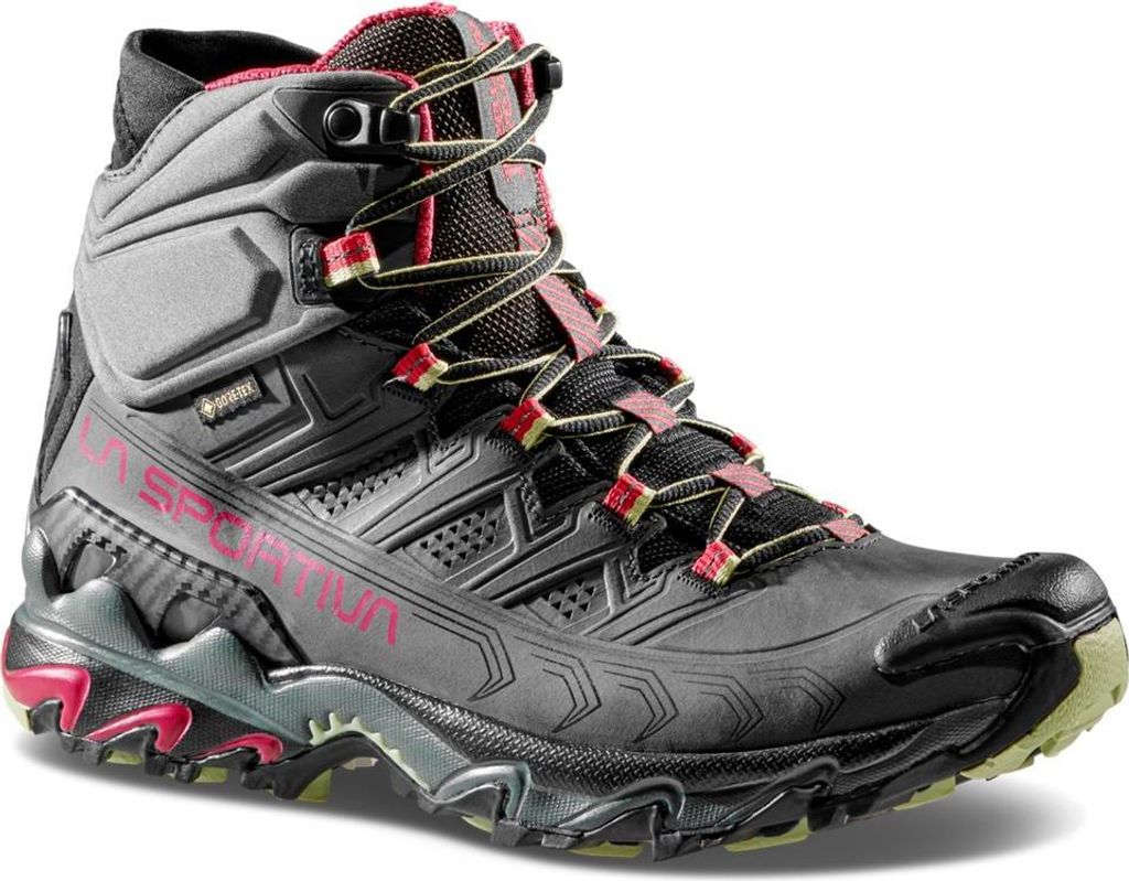 Ultra Raptor II Mid Leather WideWoman GTX, Mountain Hiking Schuhe, Damen - La Sportiva, Größe:37 wide, Farbe:G15P09-Charcoal/Cerise