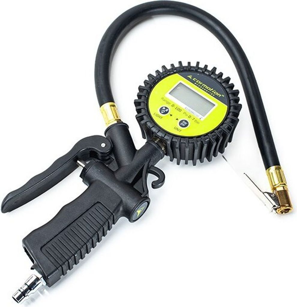 Reifenfüllpistole mit digitalem Druckmesser, max. 7 BAR