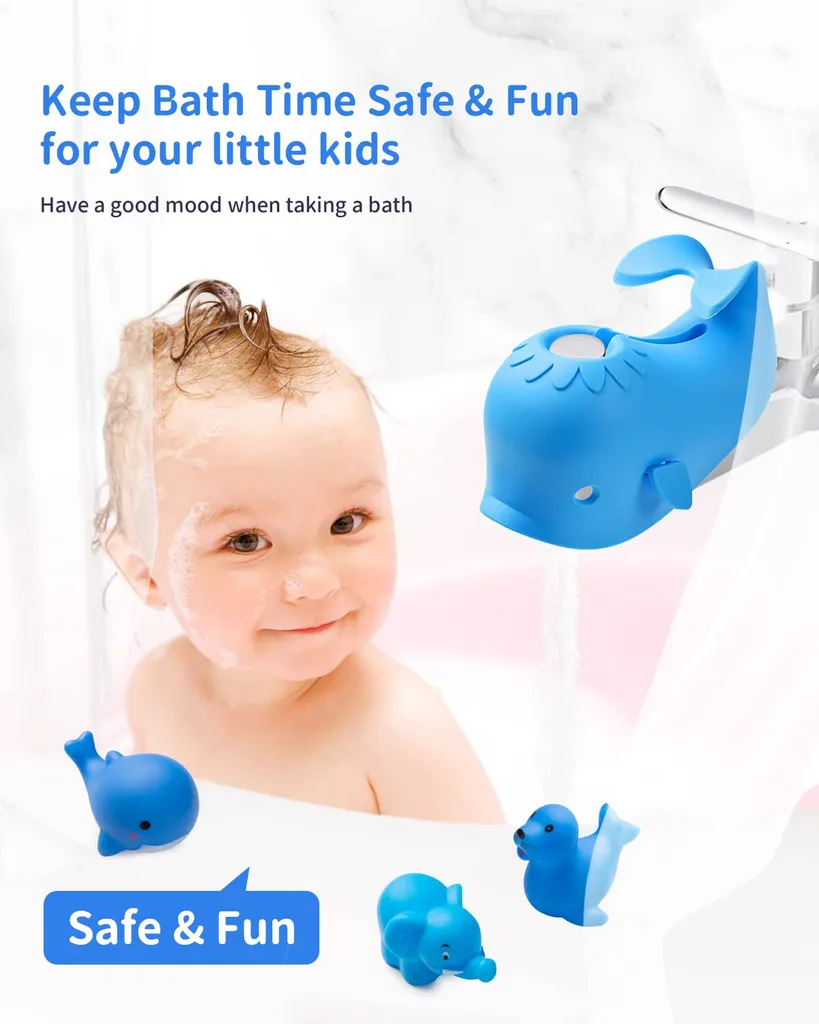Silikon Wasserhahn-Abdeckung Baby - Sicherheitsschutz Für Badewannen