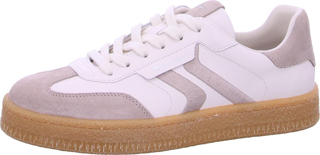 Tamaris Damen Sneaker aus Leder im Retro Look mit Produktbild 