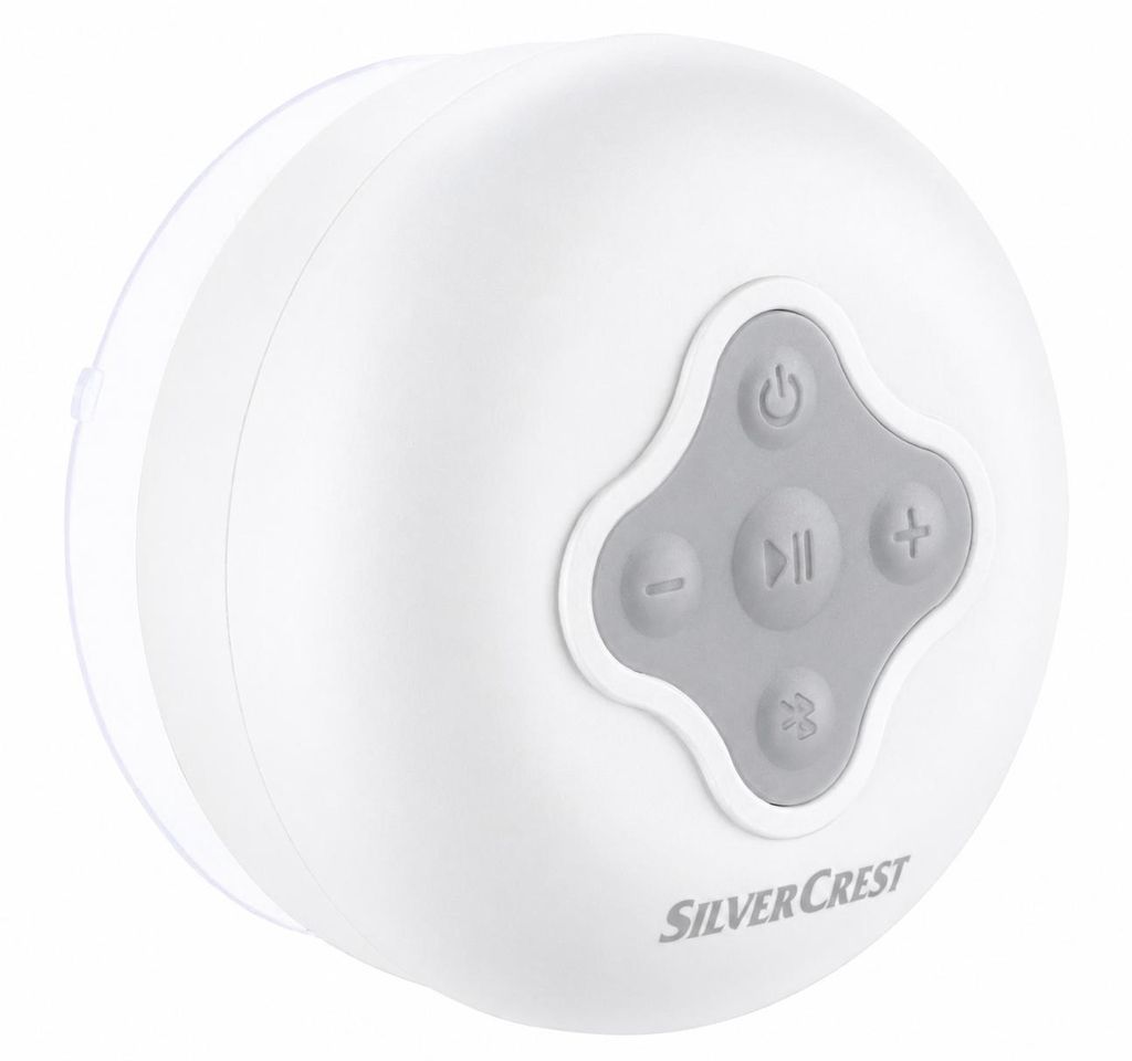 Akku Bluetooth Lautsprecher mit Saugnapf Bad Dusche IPX6 Produktbild 