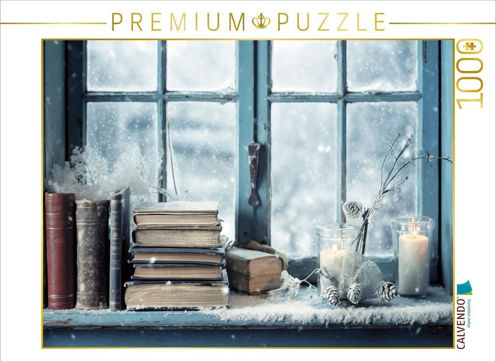 CALVENDO Puzzle Am Fenster | 1000 Teile Lege-Größe 64x48cm Foto-Puzzle für glückliche Stunden