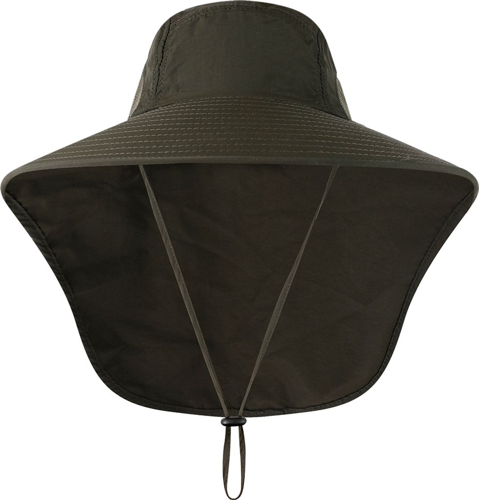 Angeln Cap Wide Brim Unisex Sonnenhut mit Neck Flap fš¹r Reisen Camping Wandern Bootfahren Safari