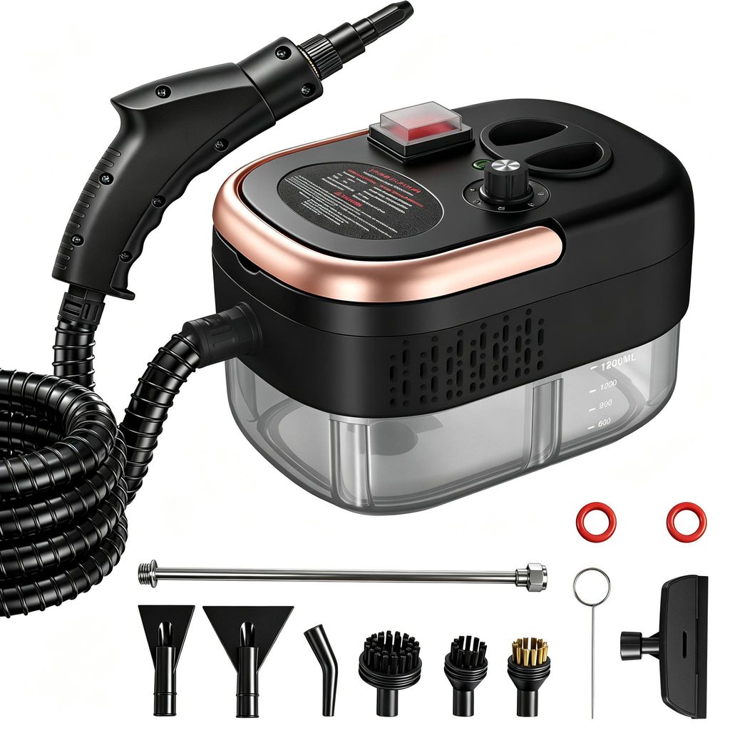 Dampfreiniger 2500W Handdampfreiniger, tragbarer Reiniger, Küchenreiniger geeignet für Böden, Fenster und Küchen.