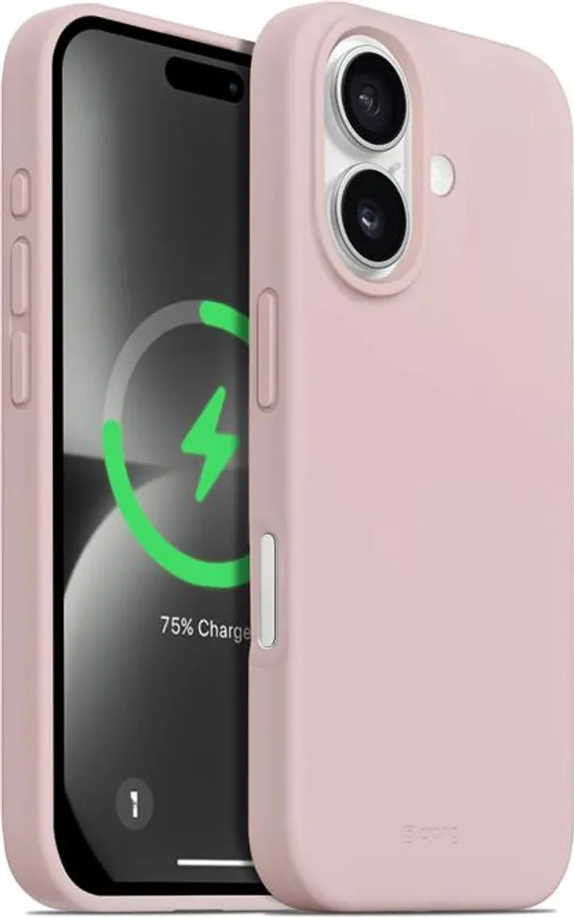 Custodia Crong Colour Cover Magnetic iPhone 16 Rosa Sabbia MagSafe Shop