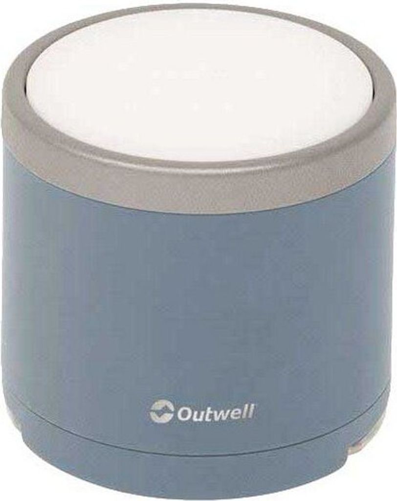 Outwell Jewel, Batteriebetriebene Campingleuchte, Blau, Grau, 143 lm, Akku, AAA, 67 mm