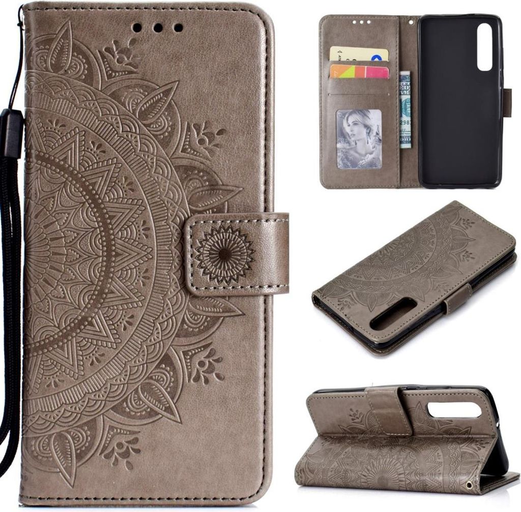 Huawei P30 Handyhülle Flip Case Cover Handytasche Bumper Produktbild 