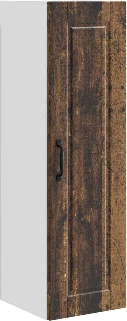 Mobiletto Multiuso 30 cm Legno Vecchio | Arredo Cucina Stile Industrial
