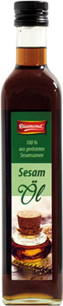Diamond Sesamöl 100 % aus gerösteter Sesamsaat 500 ml Produktbild 