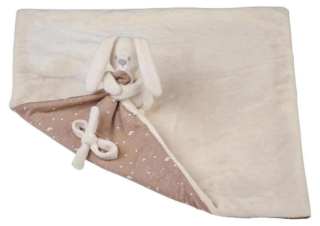 Nattou knuffel, konijn LAPIDOU, 50 cm, kleur: zand Productafbeelding 