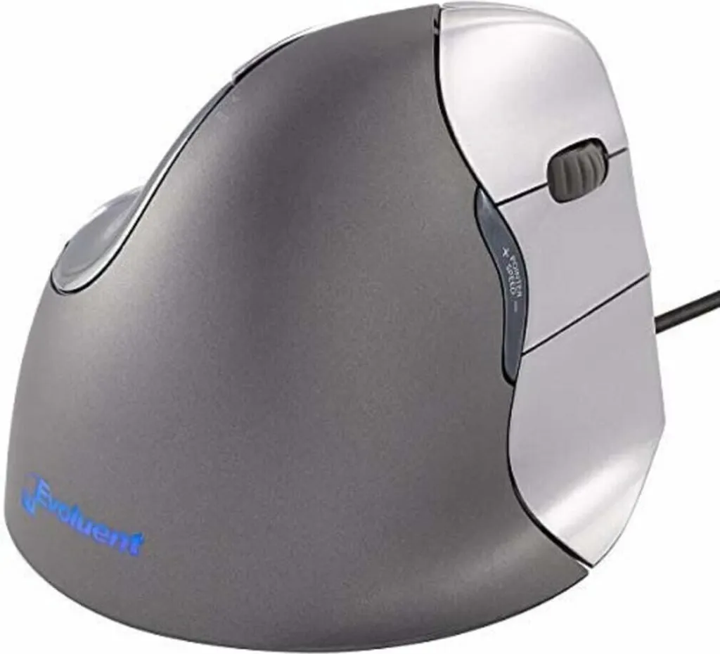 Souris Verticale Evoluent 4 USB pour Travail sur Bureau et Bureautique