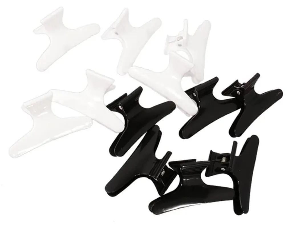 Barrettes à motif papillon lot de 12 pinces à cheveux maintien 8 cm