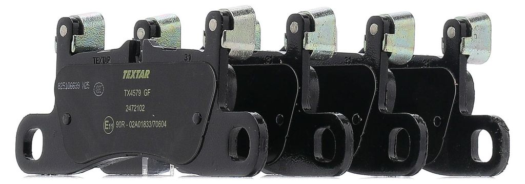 TEXTAR Bremsbeläge Satz Hinten für PORSCHE Cayenne (92A) 2472102