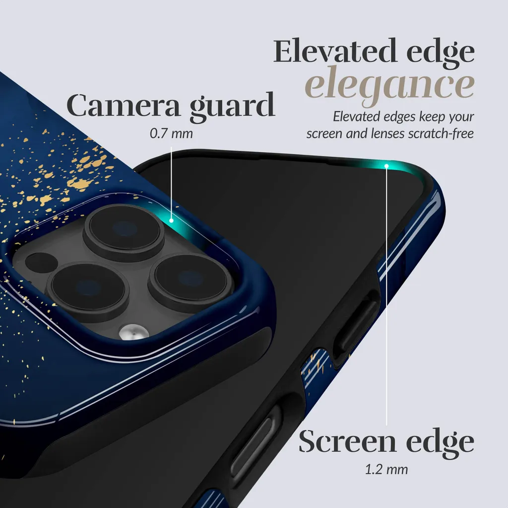 Protection iPhone 17 Pro MagSafe MIO Coque Rigide Midnight Sparkle Chic - 2